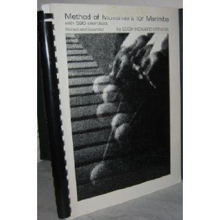 Method of Movement for Marimba with 590 Exercises Leigh Howard Stevens Books