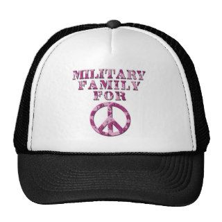 Military Family for Peace Mesh Hat