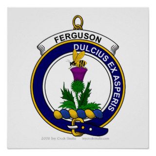 Ferguson Clan Badge Posters