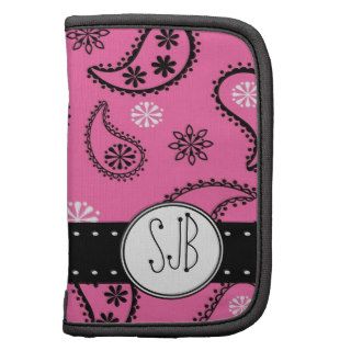 Personalized Pink Paisley Country Style Planners