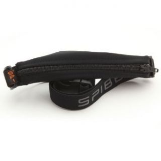 SPIbelt (Small Personal Item) belt   Black with Black Zipper  Running Waist Packs  Clothing
