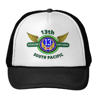 13TH ARMY AIR FORCE "SOUTH PACIFIC" WW II HAT