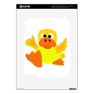 UU  Funny Duck Bigfoot Art Cartoon iPad 3 Skin