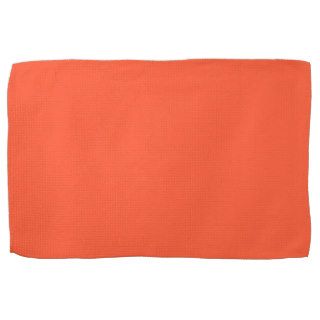 Tangerine Orange Bright Fashion Color Trend 2014 Kitchen Towels
