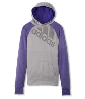 adidas Kids Ultimate Pullover Performance Logo Girls Sweatshirt (Purple)