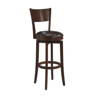 Barstool Hillsdale Furniture Archer Swivel Counter Stool   Brown