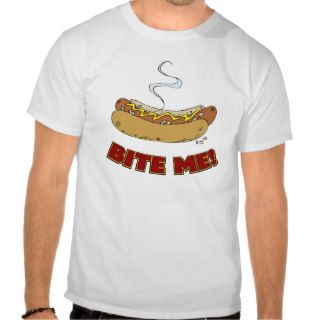 Bite Me   Hot Dog Tee Shirts