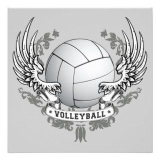 Volleyball Wings Invitation