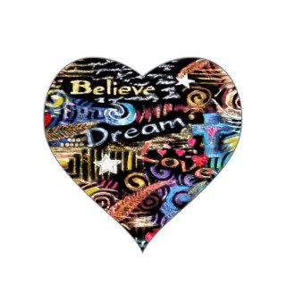 INSPIRATION   Believe, Dream, Love Stickers