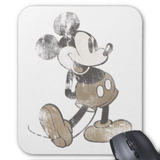 Mickey Mouse Vintage Washout Design Mouse Pad