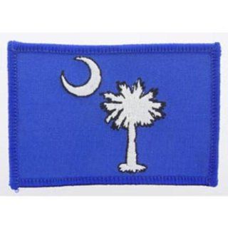 South Carolina State Flag Patch 2 1/2" x 3 1/2"  Outdoor Flags  Patio, Lawn & Garden