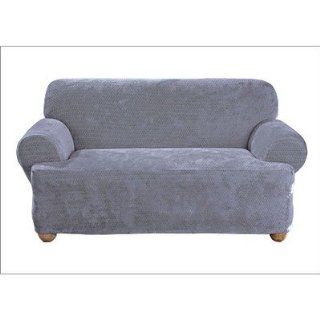 Stretch Royal Diamond T Cushion Sofa Slipcover  