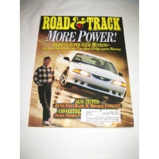 Road & Track V. 45 #10 June 1994 More Power Tim Allen's 576 bhp Custom Mustang No Information Books