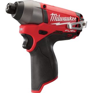 Milwaukee M12 FUEL Cordless Impact Driver   Tool Only, 1/4 Inch Hex, 12 Volt,
