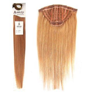 Uniwigs 16 Inches Blonde Long Clip in Hair Extensions Remy Human Hair Straight Easy Volume Hair Extensions E44006  Beauty
