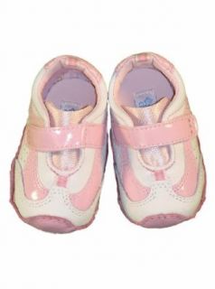 Baby Deer Kid's Hook and Loop Sport Trainer, White/Pink, 3 M US Baby Other Products Shoes