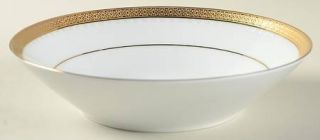 Noritake Metropolitan Gold Ii Coupe Soup Bowl, Fine China Dinnerware   Contempor