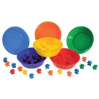Backpack Bears with Sorting Bowls Toys & Games