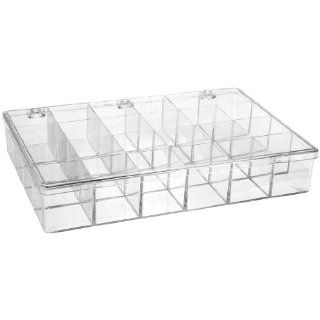 Bel Art Scienceware 166140000 Plastic 24 Compartment Box, 13 1/8" Length x 9" Width x 2 5/16" Height