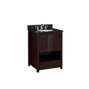 24 in. W x 34 1/4 in. H x 18 in. D Vanity Cabinet Only in Espresso H2732