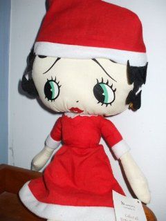 17" Betty Boop Mrs. Claus Dress & Cap Collectible Plush Doll Toys & Games