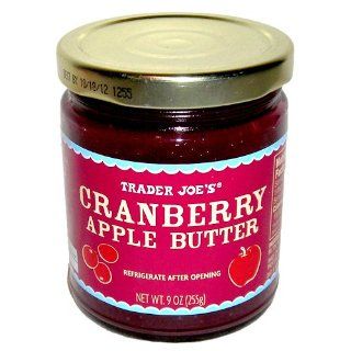 Trader Joe's Cranberry Apple Butter  Fruit Butters  Grocery & Gourmet Food