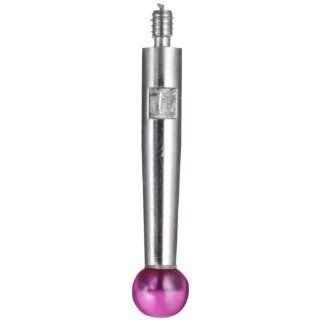 Brown & Sharpe 599 7030 120R Ruby Tip Ball Contact Point for Bestest Dial Test Indicator, 0.120" Tip Dia. x 1/2" Length, M1.4 x 0.03 Thread