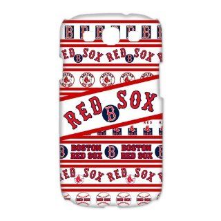 Custom Boston Red Sox 3D Cover Case for Samsung Galaxy S3 III i9300 LSM 599 Cell Phones & Accessories