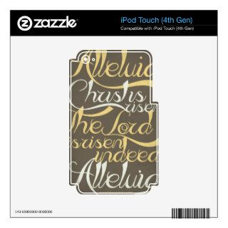 Alleluia Skin For iPod Touch 4G