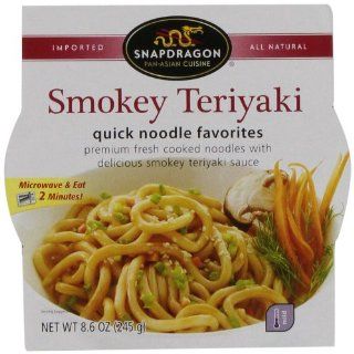 Snapdragon Quick Noodle, Smokey Teriyaki, 8.6 Ounce (Pack of 6)  Prepared Noodle Bowls  Grocery & Gourmet Food