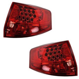 2007 2012 Acura MDX Taillight Taillamp Rear Brake LED Type Tail Light Lamp (Quarter Panel Outer Body Mounted) Set Pair Right Passenger And Left Driver Side (07 08 09 10 11 12 2007 2008 2009 2010 2011 2012) Automotive