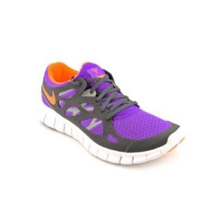 Nike Free Run 2 Purple Orange Wolf Grey 2012 Mens Running Shoes 443815 580 Shoes