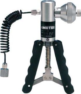 Ametek T 975 Pneumatic Hand Pump, 25 in Hg (Vacuum) to 580 PSI