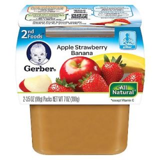 Gerber 2nd Foods Apple Strawberry Banana   7.0 oz. (8 Pack)