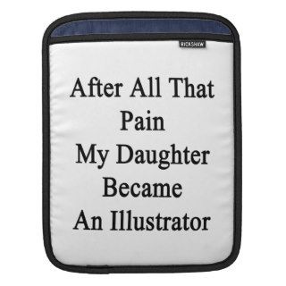 After All That Pain My Daughter Became An Illustra Sleeves For iPads