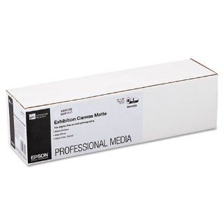 Epsonamp;reg;   Exhibition Canvas Matte, 13amp;quot; x 20 ft. Roll   Sold As 1 Roll   Heavyweight cotton/poly media with an elegant canvas surface.