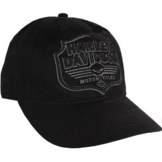 Harley Davidson Overseas Tour Skull Chevron Ball Cap, One Size, Black at  Men�s Clothing store Baseball Caps