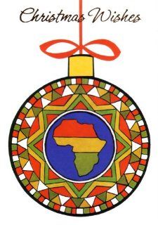 Uhuru Africa Ornament "Christmas Wishes" Christmas Cards 18 Cards & Envelope 
