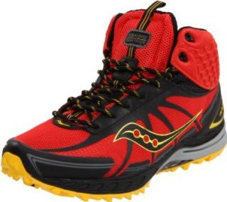 Saucony Men's Progrid Outlaw Trail Running Shoe,Orange/Black,10 M US Shoes