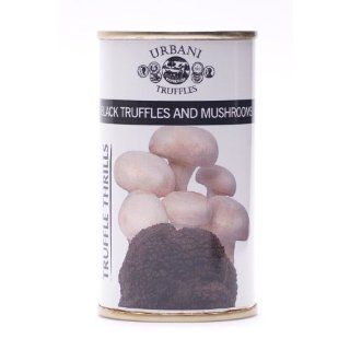 Urbani Truffles Truffle Thrills, Black Truffles and Mushrooms, 6.1 Ounce Can  Grocery & Gourmet Food