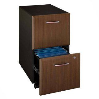 SERIES A WALNUT TWO DRAWER FILE   Vertical File Cabinets