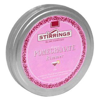 Stirrings Pomegranate Drink Rimmer, 3.5 Ounce Tin (Pack of 6) Grocery & Gourmet Food