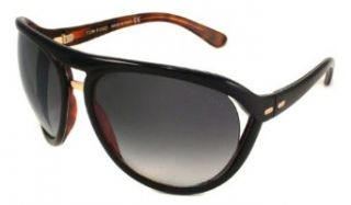 Tom Ford Milo Wraparound Sunglasses FT0073/O035/62/16 Black Pearl Havana/Smoke Gradient Clothing