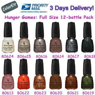 China Glaze Hunger Games 2012 New Collection 12 bottle set ,Priority Mail Shipping Health & Personal Care
