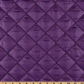 58'' Wide Quilted Nylon Ripstop Purple Fabric By The Yard