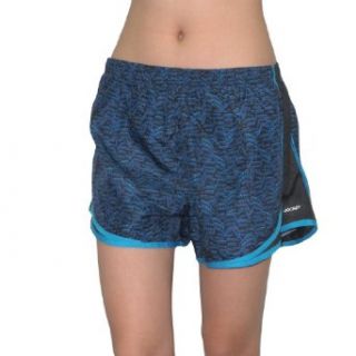Jockey Womens Dri Fit Mesh Side Panel Running Shorts with Built In Panty Clothing