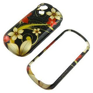 Floral Swirl Protector Case for T Mobile Sparq / Alcatel 606 Cell Phones & Accessories
