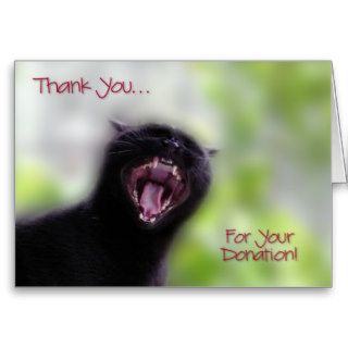 Thank You For Your Donation Greeting Card