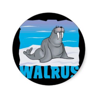 Kid Friendly Walrus Sticker