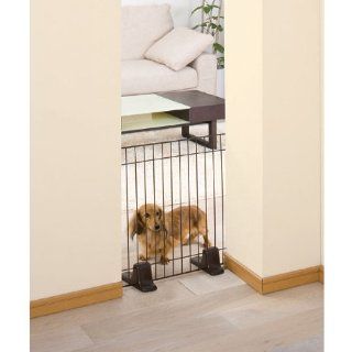 Self Standing Gate / System Pet Fence STF 606 Brown